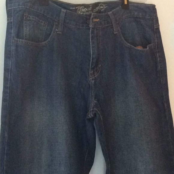 Old Navy blue jeans men pants loose S 38x32 - Picture 4 of 5